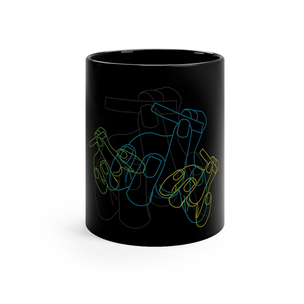 Black Coffee Mug, 11oz, Designed by @OKSOMIK image 0