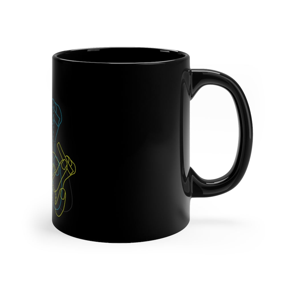 Black Coffee Mug, 11oz, Designed by @OKSOMIK image 3